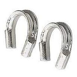 Beadaholique Silver Color Wire and Thread Protector Loops (144) Beadaholique Jewelry Findings