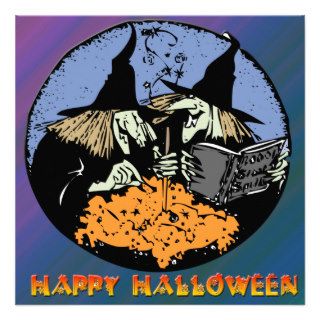 Witches Cauldron Halloween Invitation