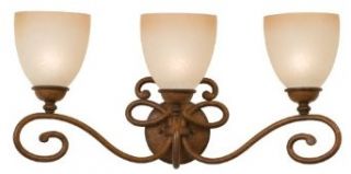Kalco 5523TO Tortoise Shell Amelie 3 Light Bathroom Fixture from the Amelie Collection   Vanity Lighting Fixtures  