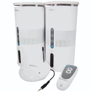 Cables Unlimited Audio Unlimited SPK VELO W Premium 900Mhz Wireless Indoor/Outdoor Speakers with Remote (White) Electronics