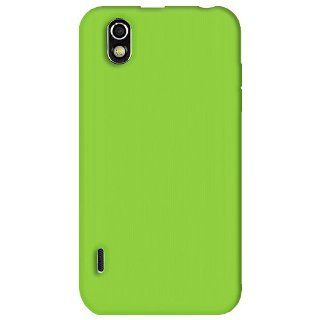 Amzer Silicone Jelly Skin Fit Case Cover for LG Marquee LS855, Boost Mobile LG Marquee LS855, Sprint LG Marquee LS855   Retail Packaging   Green Cell Phones & Accessories