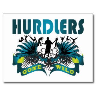 Hurdlers Gone Wild Postcards