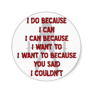 Weightlifting I Do Because You Said I Couldn’t Sticker