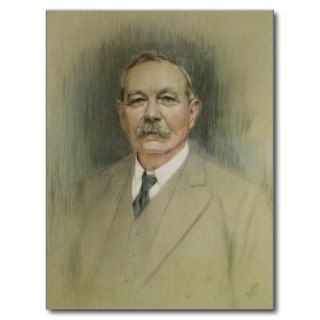 Portrait of Sir Arthur Conan Doyle Post Cards