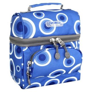 JWorld Corey Lunch Bag with Front Pocket, Target Blue
