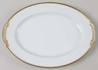 Noritake Patricia 11 Oval Serving Platter, Fine China Dinnerware   White, Smoot