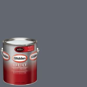 Glidden DUO Martha Stewart Living 1 gal. #MSL277 01F Anvil Flat Interior Paint with Primer   DISCONTINUED MSL277 01F