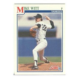 1991 Score #430 Mike Witt Sports Collectibles