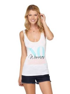 Roxy   Womens No Worries Md T Shirt, Size X Small, Color Sea Salt