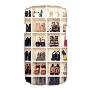 Custom Shelf Shoes 3D Cover Case for Samsung Galaxy S3 III i9300 LSM 3128 Cell Phones & Accessories