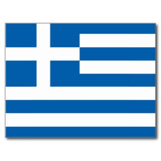Greece Flag Postcards