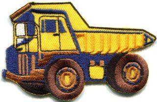 Dump Truck Dumper Tip Truck Tipper Lorry Retro Applique Iron on Patch New S 431 Made of Thailand
