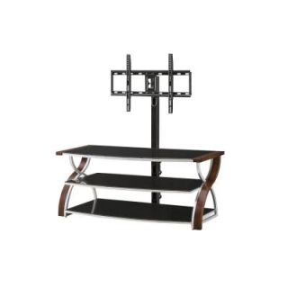 Whalen Furniture 54 in. 3 in 1 Flat Panel TV Stand XLEC54 NV