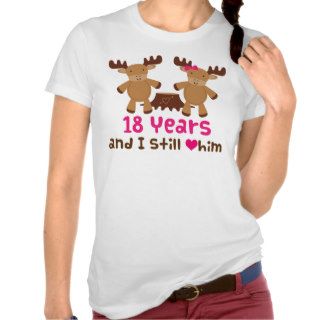 18th Anniversary Gift For Her Tee Shirts