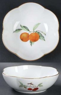 Royal Worcester Evesham Gold (Porcelain) 6 Melon Bowl, Fine China Dinnerware  