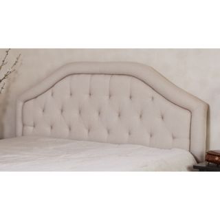 Home Loft Concept Lexi Queen/Full Tufted Fabric Headboard 23889 Color Beige