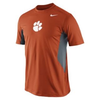 Nike Pro Combat Hypercool Logo (Clemson) Mens Shirt   Orange