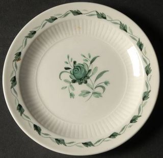 Adams China Lincoln Bread & Butter Plate, Fine China Dinnerware   Empress,Green