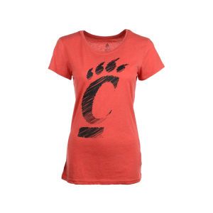 Cincinnati Bearcats adidas NCAA Womens Scribbler Foil T Shirt