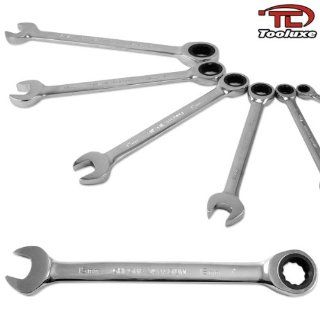 TOOLUXE 18mm Fully Polished Combination Gear Wrench 12 Point Box End    
