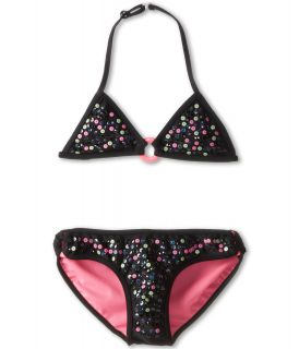 Kate Mack Go For Glitz Swim Bikini Girls Swimwear Sets (Black)