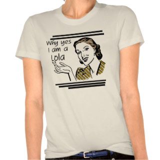 Retro Lola T shirts and Gifts