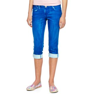 Cropped Contrast Cuff Jeans, Womens
