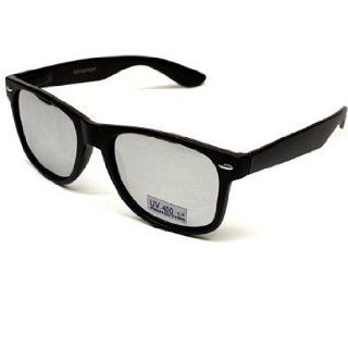 New Mirror Lens Wayfarer Sunglasses 80s Retro Fashion Shades Clothing