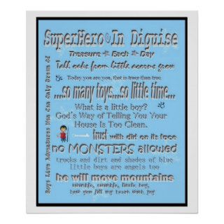 Quotes and Sayings Boys Room Subway Art Poster