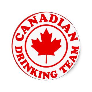 Canadian Drinking Team Sticker