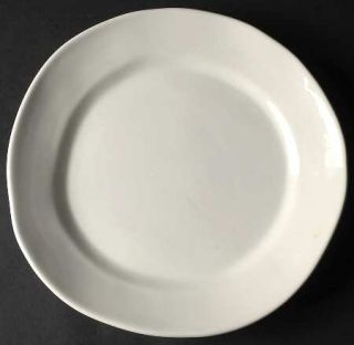 Crate & Barrel China Rustic White Dinner Plate, Fine China Dinnerware   All Whit