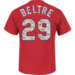 Texas Rangers Adrian Beltre Majestic MLB Camo Player T Shirt