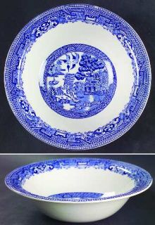 Enoch Wood & Sons Blue Willow (Older) Rim Cereal Bowl, Fine China Dinnerware   O