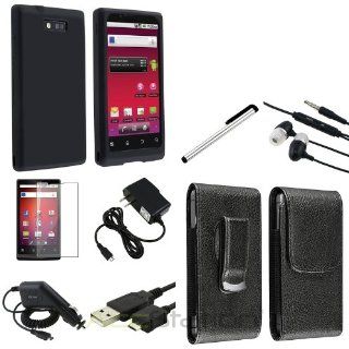 XMAS SALE Hot new 2014 model Pouch+Case+Cable+Headset+Car+AC Charger+Stylus+Film For Motorola Triumph WX435CHOOSE COLOR Cell Phones & Accessories