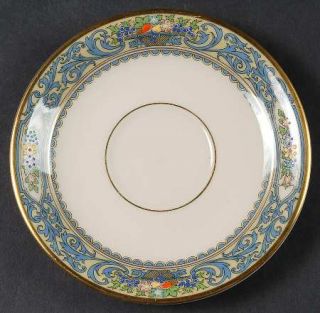 Lenox China Autumn (Newer, Gold Backstamp) Saucer for Flat Cup, Fine China Dinne