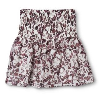 Mossimo Womens Smocked Waist Skirt   Natural L