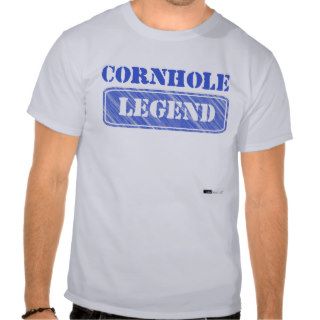 Cornhole Legend   Blue T shirts