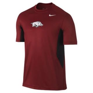 Nike Pro Combat Hypercool Logo (Arkansas) Mens Shirt   Red