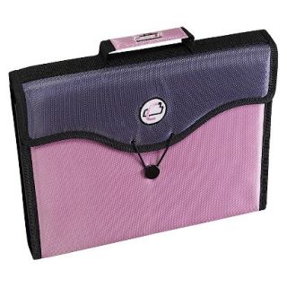 Case it 13 Pocket Tabbed File Folder   Pink