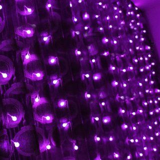 8 Modes 3M*3M 300PCS LED Cherry String Fairy Curtain LED Light For Celebration Decoration (Purple)   Seasonal Celebration Lighting