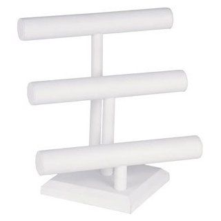 Jewelry Display Stand Three Tier Leatherette Jewelry Towers Clothing