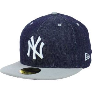 New York Yankees New Era MLB Team Color Denim 59FIFTY Cap