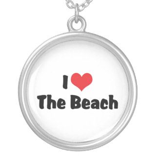 (I Love The Beach Necklaces