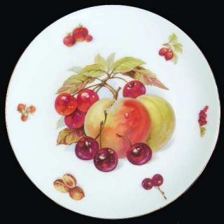 Seltmann Slt83 Salad Plate, Fine China Dinnerware   Leaves, Fruit & Nuts In Cent
