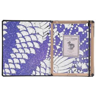 Diamond Bling Peacock Feathers iPad Folio Cases