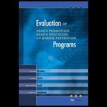 Evaluation of Health Promotion, Health Education and Disease Prevention Programs