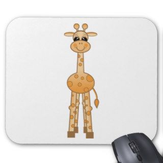 Gina the Giraffe Mouse Pads