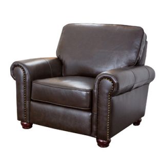 Abbyson Living Bliss Leather Chair CH 1918 BRN 1
