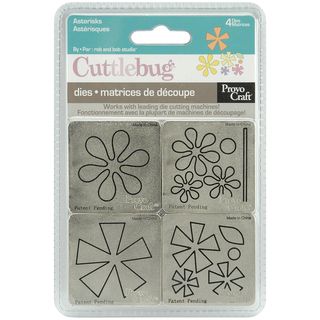 Set of 4 Cuttlebug Die Set (2 in. x 2 in.) Provo Craft Cutting & Embossing Dies