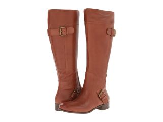 Nine West Sookie   Wide Calf Womens Zip Boots (Brown)